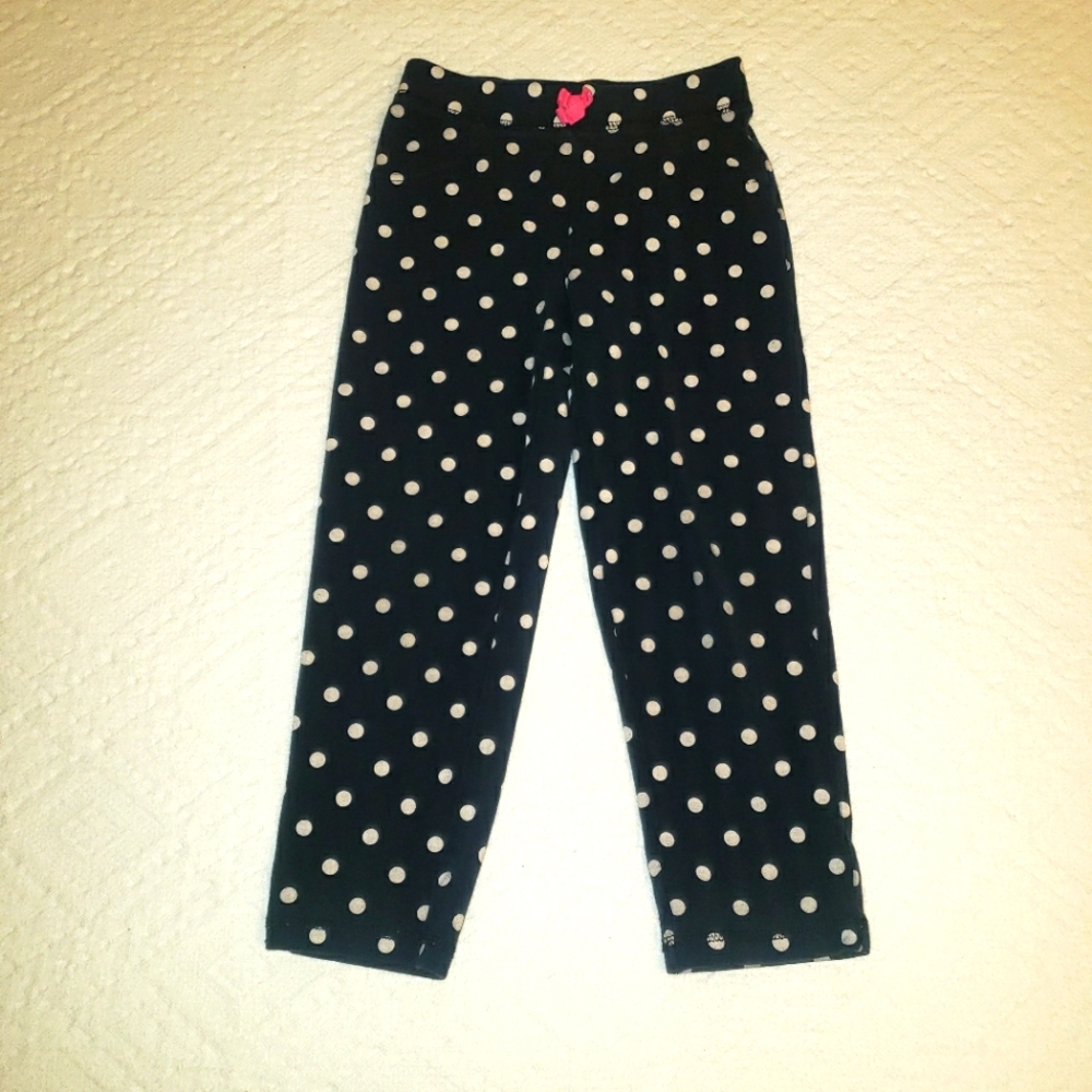 Carter's black & white polka dot leggings, 5